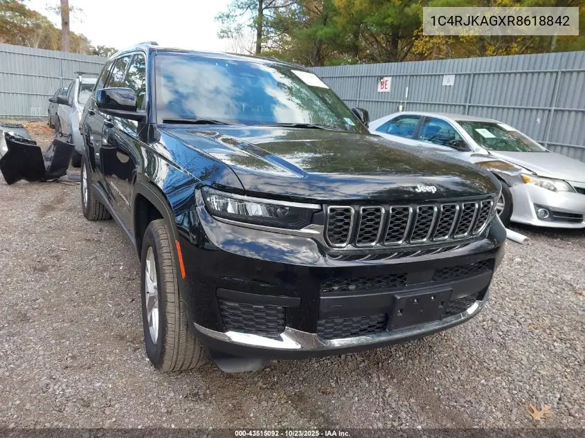 1C4RJKAGXR8618842 2024 Jeep Grand Cherokee L Laredo X 4X4