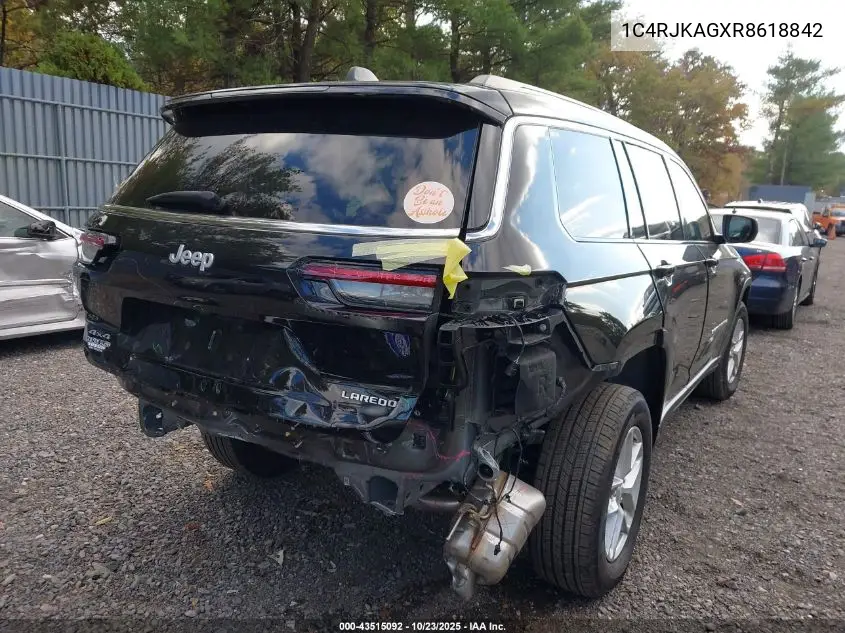 1C4RJKAGXR8618842 2024 Jeep Grand Cherokee L Laredo X 4X4
