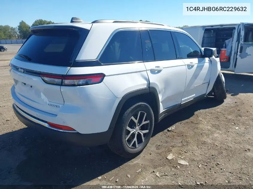 1C4RJHBG6RC229632 2024 Jeep Grand Cherokee Limited 4X4