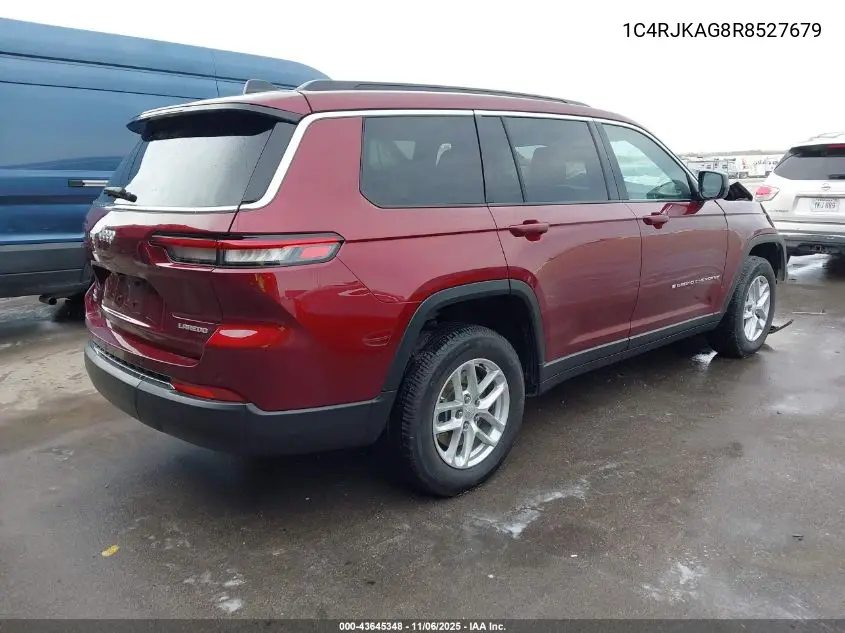1C4RJKAG8R8527679 2024 Jeep Grand Cherokee L Laredo X 4X4