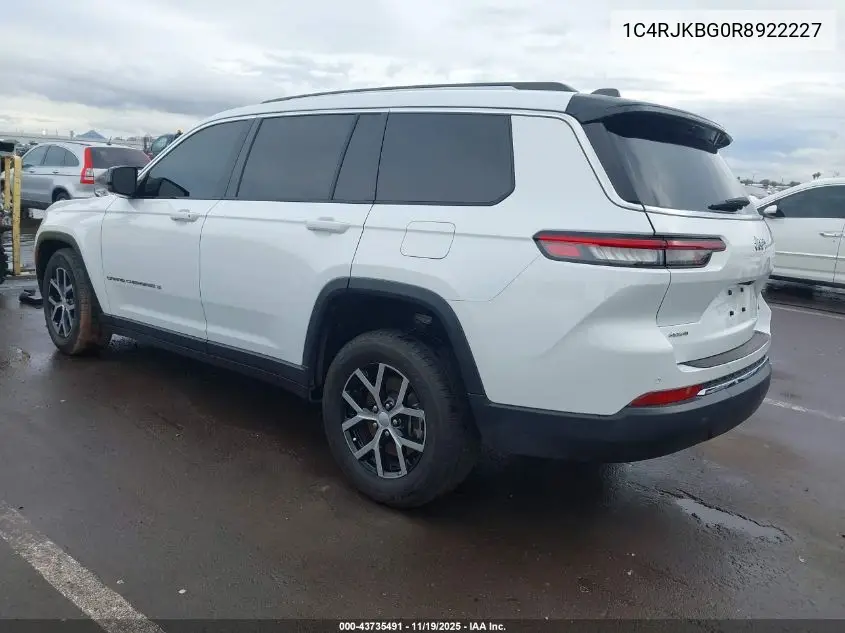 1C4RJKBG0R8922227 2024 Jeep Grand Cherokee L Limited 4X4
