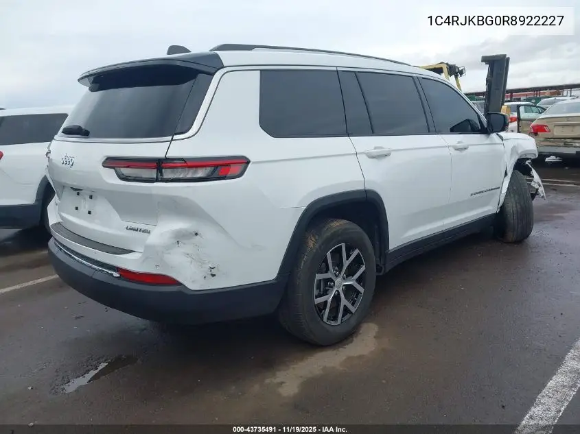 1C4RJKBG0R8922227 2024 Jeep Grand Cherokee L Limited 4X4