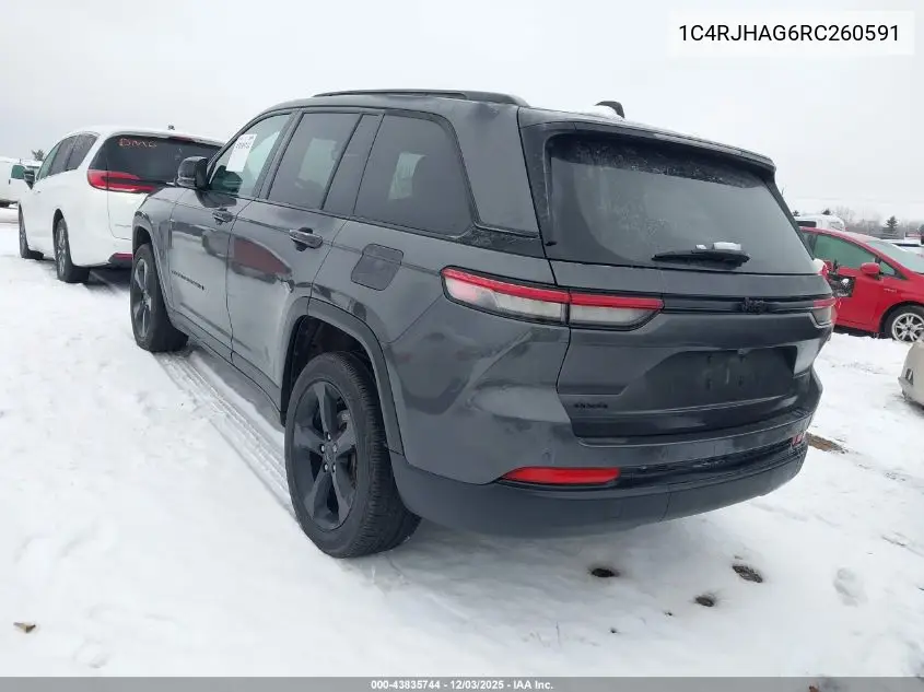 1C4RJHAG6RC260591 2024 Jeep Grand Cherokee Altitude X 4X4