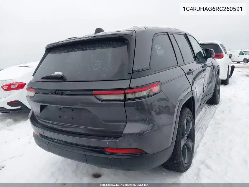 1C4RJHAG6RC260591 2024 Jeep Grand Cherokee Altitude X 4X4