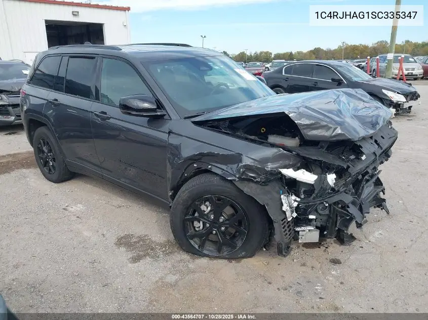 1C4RJHAG1SC335347 2025 Jeep Grand Cherokee Altitude X 4X4