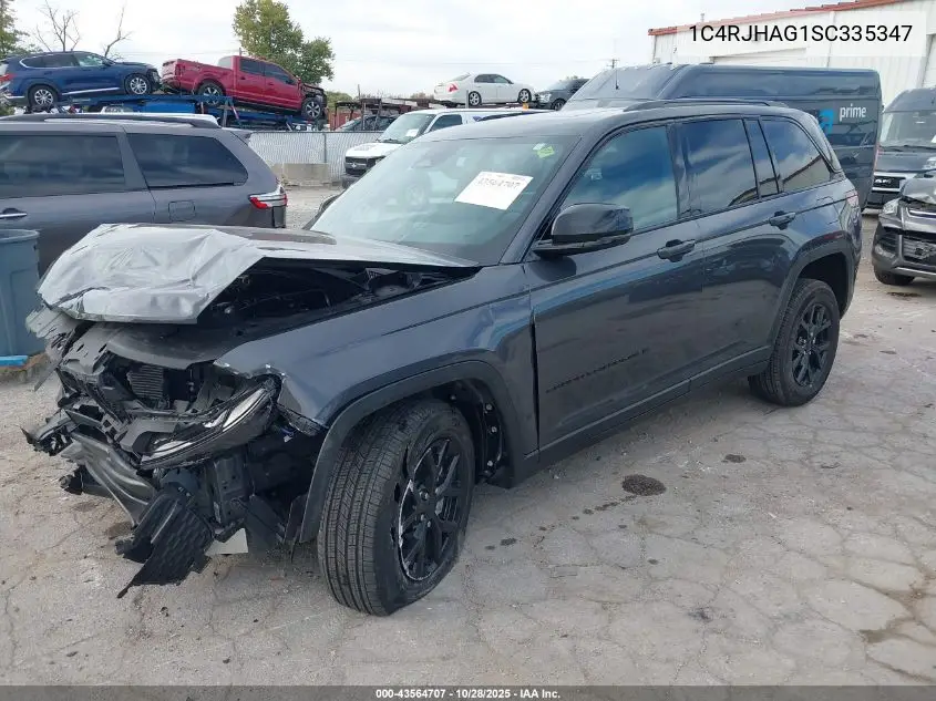 1C4RJHAG1SC335347 2025 Jeep Grand Cherokee Altitude X 4X4