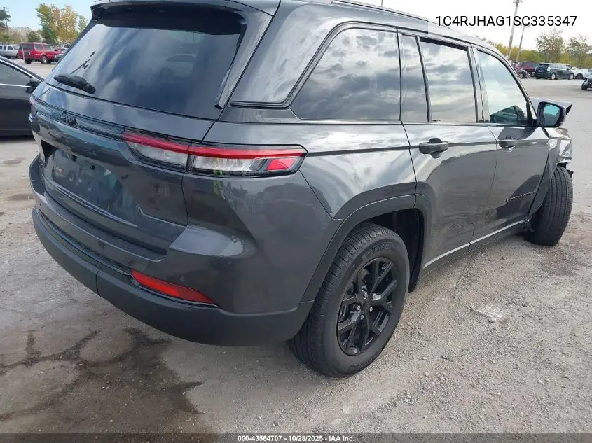 1C4RJHAG1SC335347 2025 Jeep Grand Cherokee Altitude X 4X4