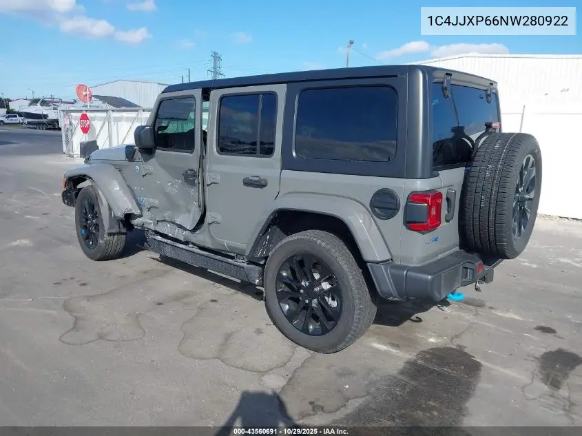 1C4JJXP66NW280922 2022 Jeep Wrangler 4Xe Unlimited Sahara 4X4