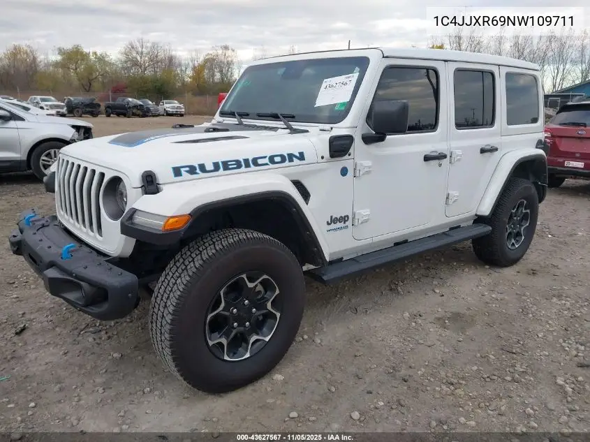 1C4JJXR69NW109711 2022 Jeep Wrangler 4Xe Unlimited Rubicon 4X4