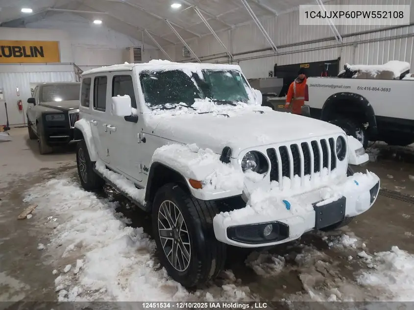 2023 Jeep Wrangler 4Xe 4-Door High Altitude VIN: 1C4JJXP60PW552108 Lot: 12451534