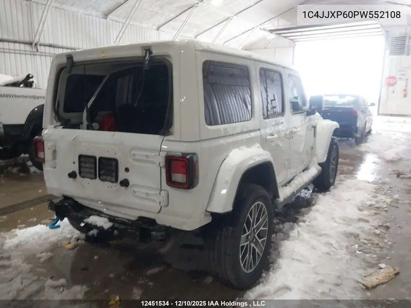 2023 Jeep Wrangler 4Xe 4-Door High Altitude VIN: 1C4JJXP60PW552108 Lot: 12451534