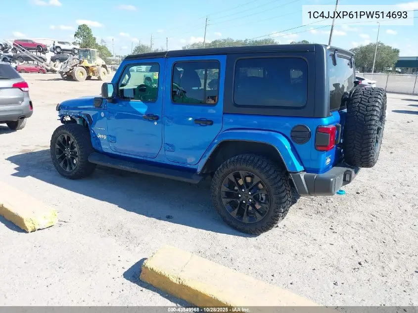 1C4JJXP61PW514693 2023 Jeep Wrangler 4Xe Sahara 4X4