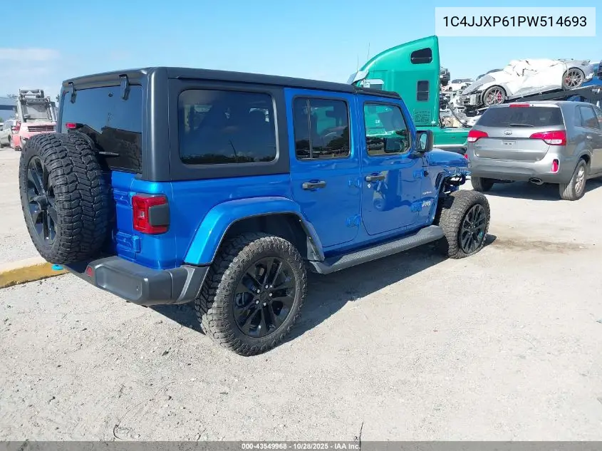 1C4JJXP61PW514693 2023 Jeep Wrangler 4Xe Sahara 4X4