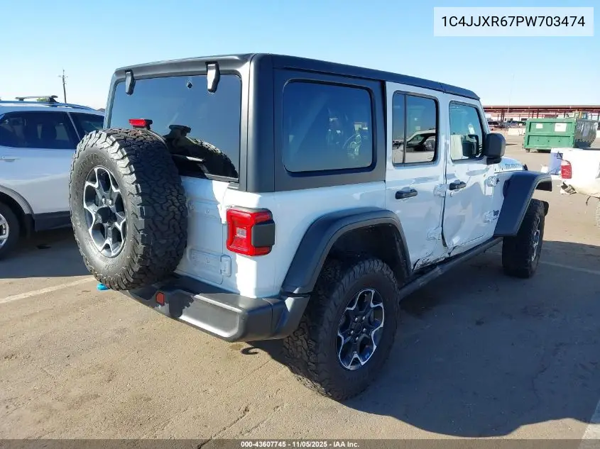 1C4JJXR67PW703474 2023 Jeep Wrangler 4Xe Rubicon 4X4