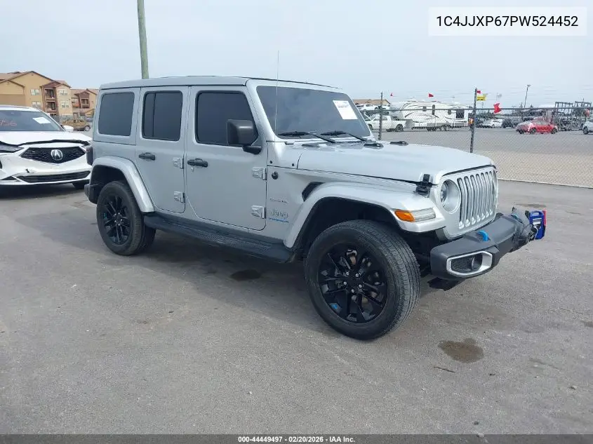 1C4JJXP67PW524452 2023 Jeep Wrangler 4Xe Sahara 4X4