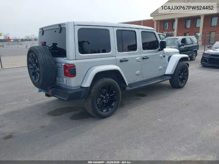 1C4JJXP67PW524452 2023 Jeep Wrangler 4Xe Sahara 4X4