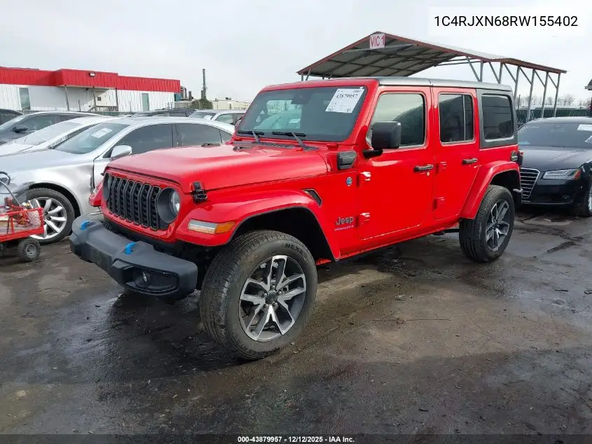 1C4RJXN68RW155402 2024 Jeep Wrangler 4Xe Sport S 4Xe