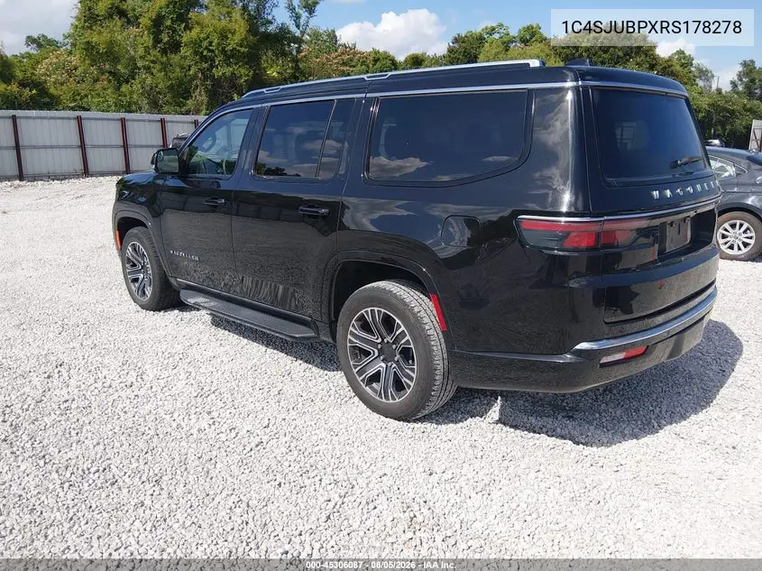 2024 Jeep Wagoneer Series Ii 4X2 VIN: 1C4SJUBPXRS178278 Lot: 45306087