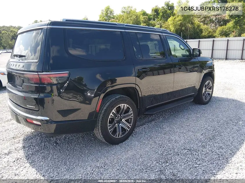 2024 Jeep Wagoneer Series Ii 4X2 VIN: 1C4SJUBPXRS178278 Lot: 45306087