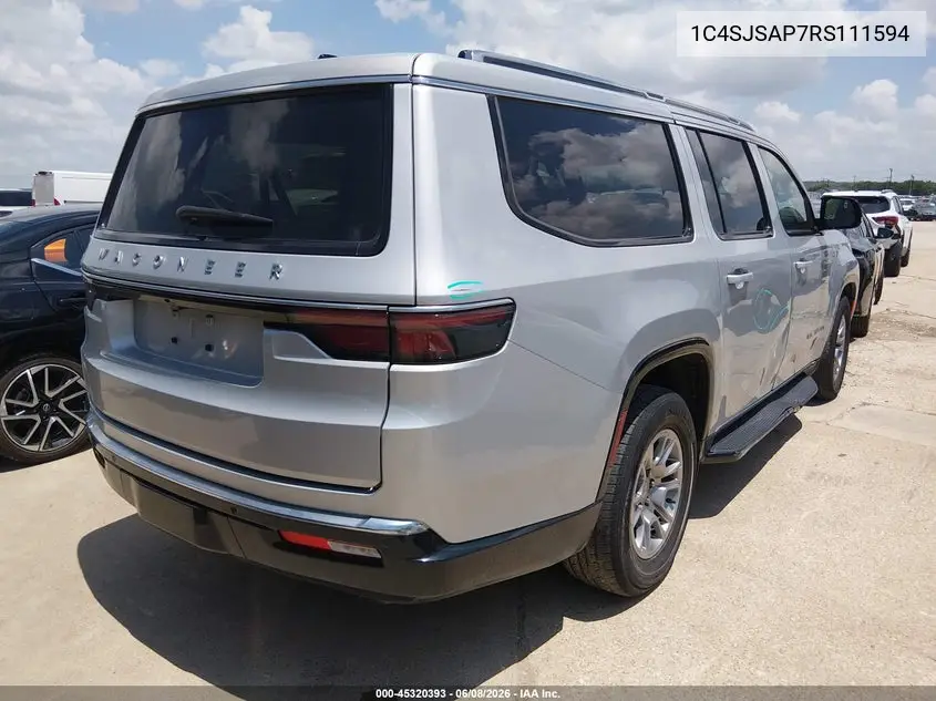 2024 Jeep Wagoneer L Series I 4X4 VIN: 1C4SJSAP7RS111594 Lot: 45320393