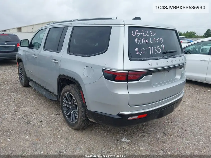 2025 Jeep Wagoneer Carbide 4X4 VIN: 1C4SJVBPXSS536930 Lot: 45316215