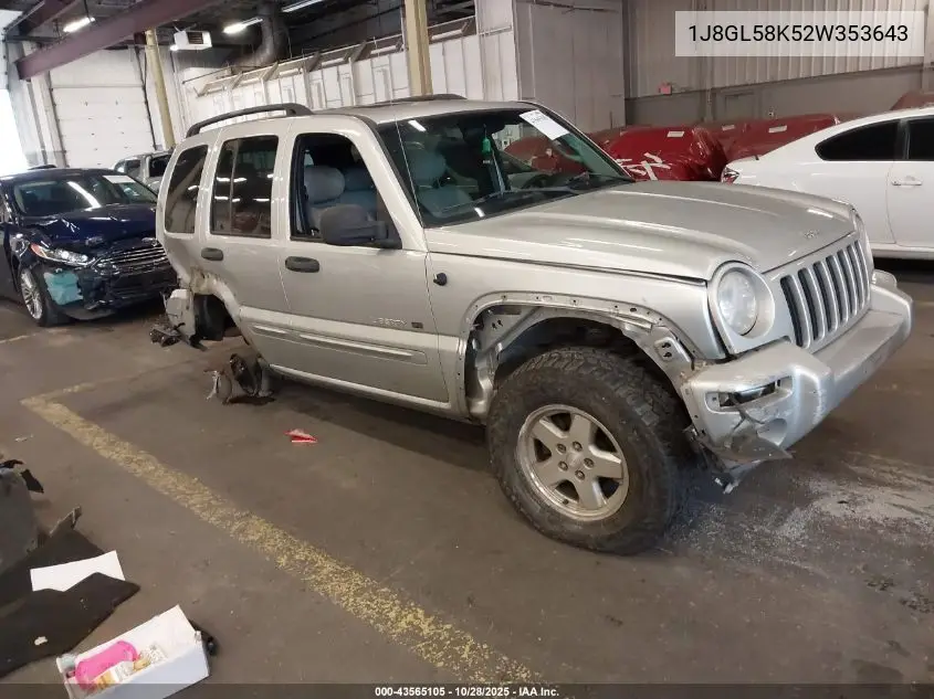 1J8GL58K52W353643 2002 Jeep Liberty Limited Edition