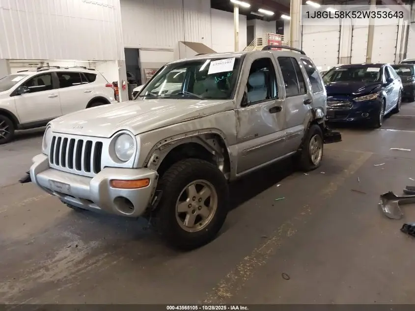 1J8GL58K52W353643 2002 Jeep Liberty Limited Edition