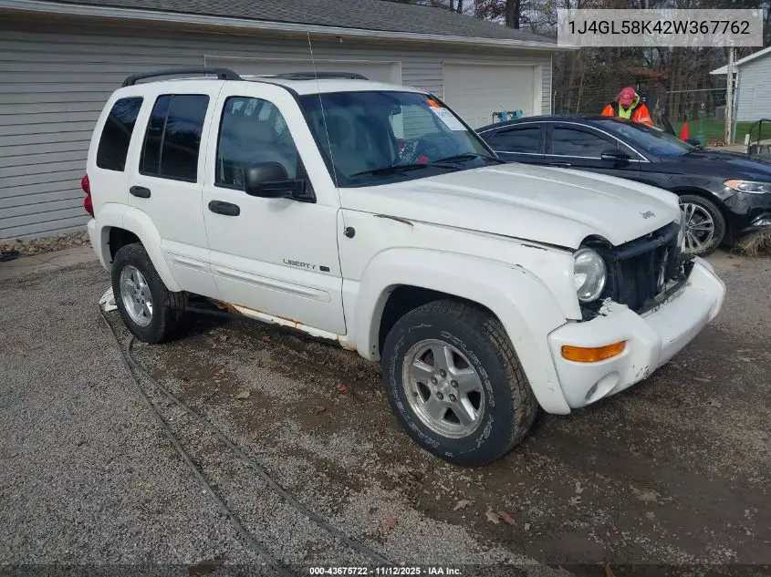 1J4GL58K42W367762 2002 Jeep Liberty Limited Edition