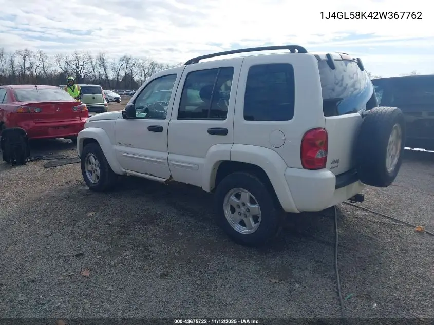 1J4GL58K42W367762 2002 Jeep Liberty Limited Edition