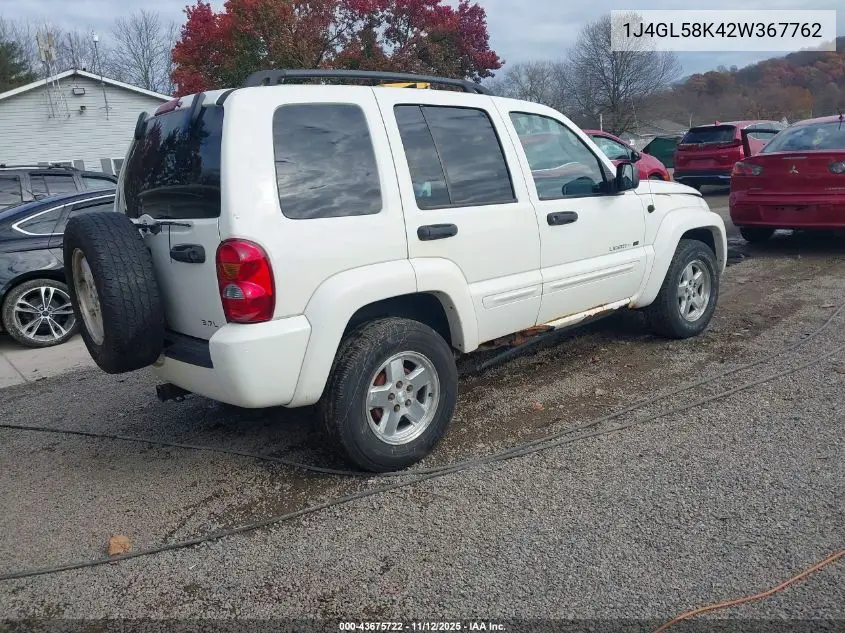 1J4GL58K42W367762 2002 Jeep Liberty Limited Edition