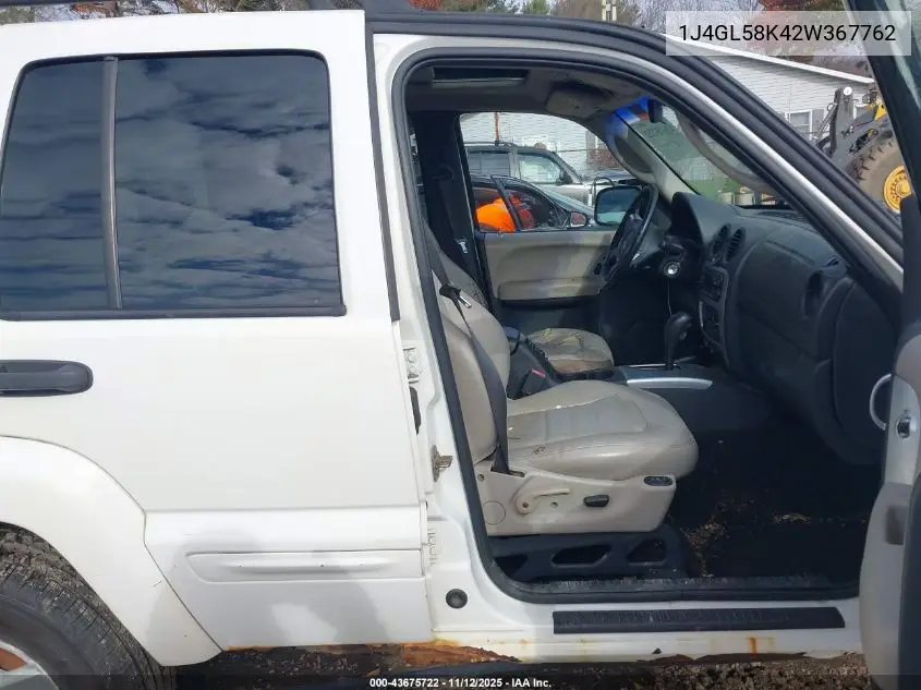 1J4GL58K42W367762 2002 Jeep Liberty Limited Edition