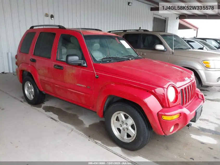 1J4GL58K52W335578 2002 Jeep Liberty Limited Edition