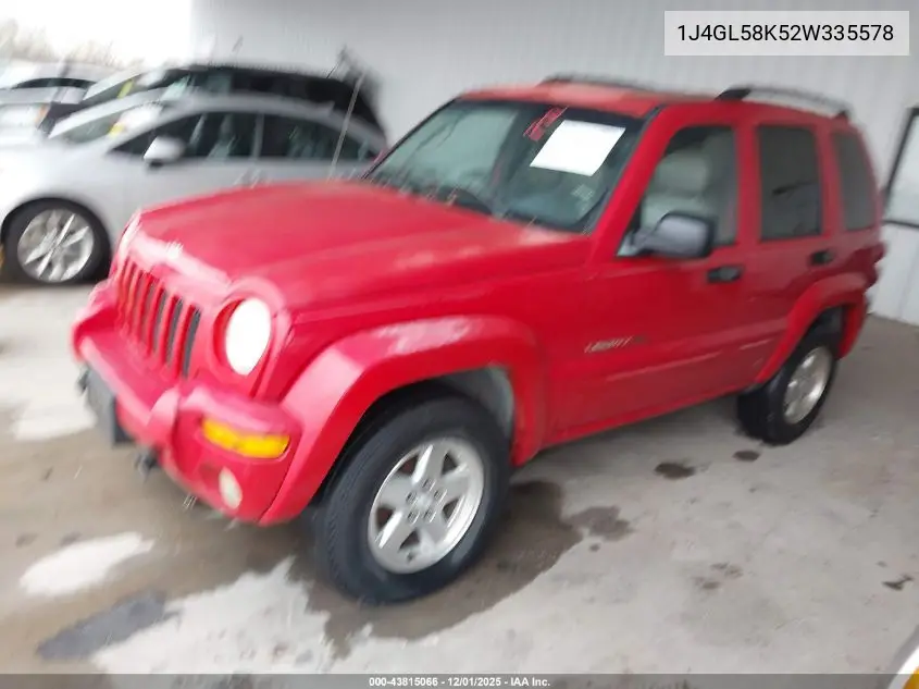 1J4GL58K52W335578 2002 Jeep Liberty Limited Edition