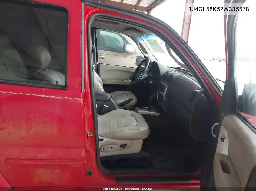 1J4GL58K52W335578 2002 Jeep Liberty Limited Edition