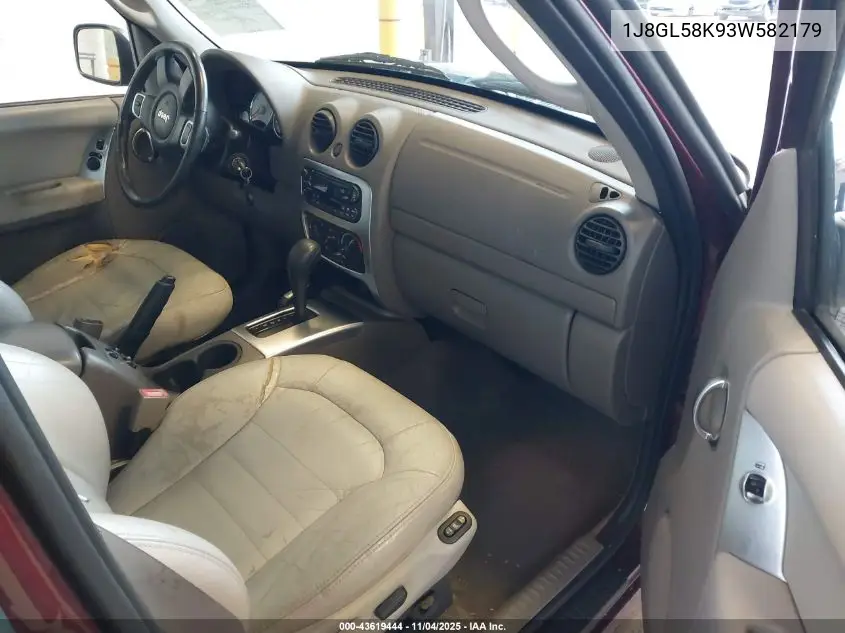 1J8GL58K93W582179 2003 Jeep Liberty Limited Edition