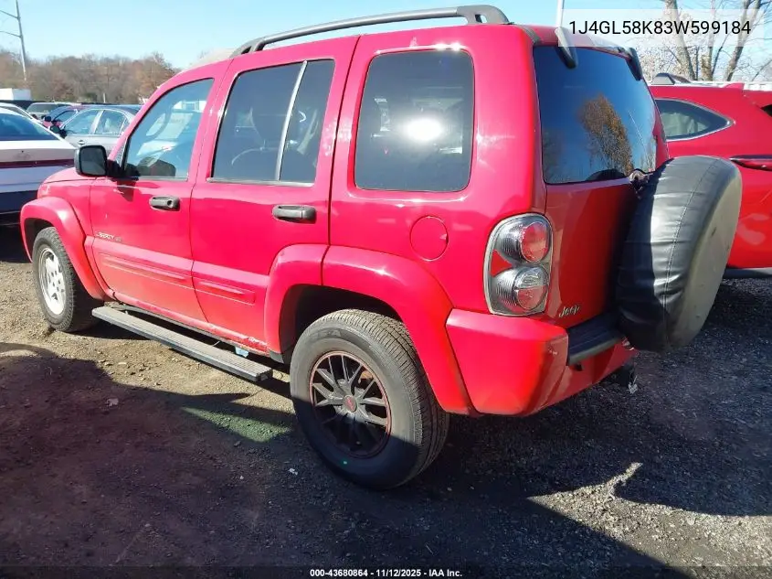 1J4GL58K83W599184 2003 Jeep Liberty Limited Edition