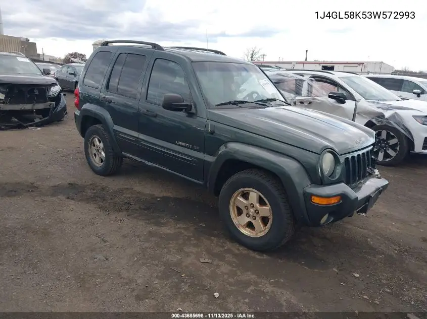 1J4GL58K53W572993 2003 Jeep Liberty Limited
