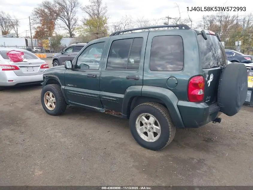 1J4GL58K53W572993 2003 Jeep Liberty Limited