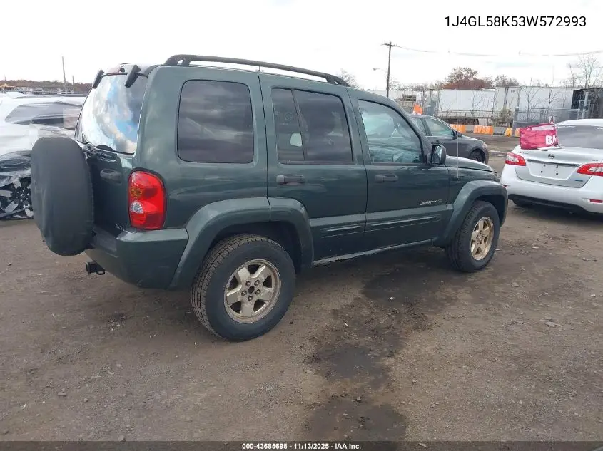 1J4GL58K53W572993 2003 Jeep Liberty Limited