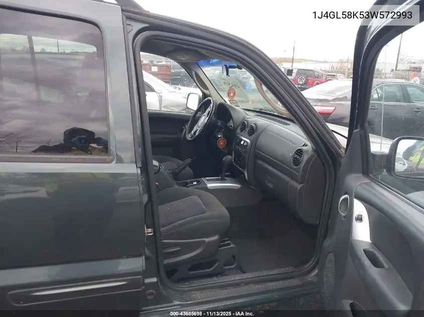 1J4GL58K53W572993 2003 Jeep Liberty Limited