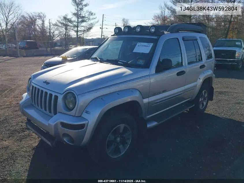 1J4GL38K43W592804 2003 Jeep Liberty Renegade