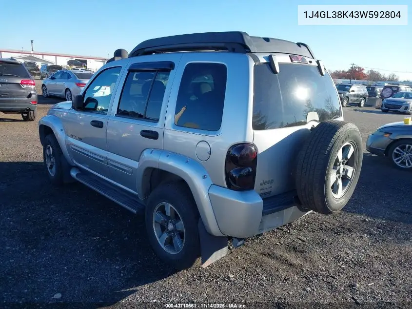 1J4GL38K43W592804 2003 Jeep Liberty Renegade