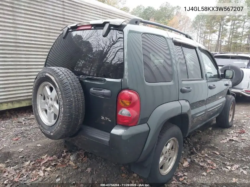 1J4GL58KX3W567207 2003 Jeep Liberty Limited Edition