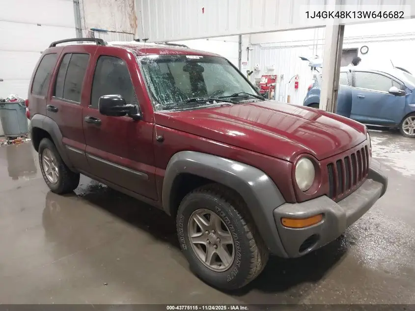 1J4GK48K13W646682 2003 Jeep Liberty Sport