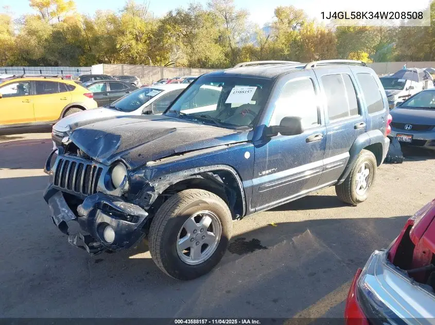 1J4GL58K34W208508 2004 Jeep Liberty Limited Edition