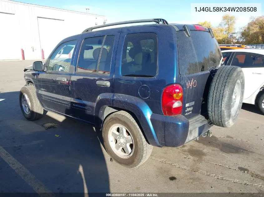 1J4GL58K34W208508 2004 Jeep Liberty Limited Edition