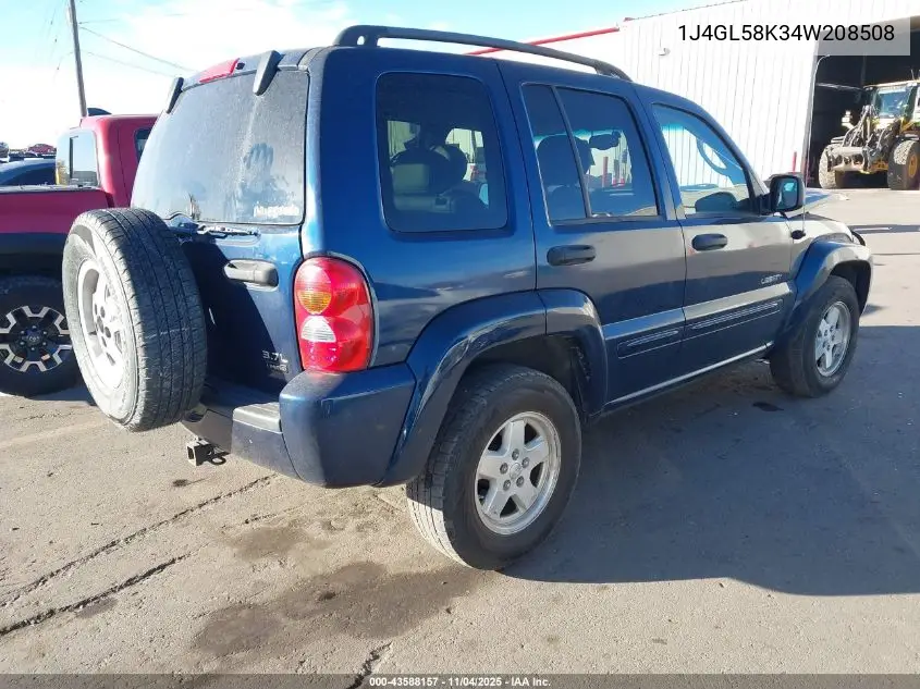 1J4GL58K34W208508 2004 Jeep Liberty Limited Edition