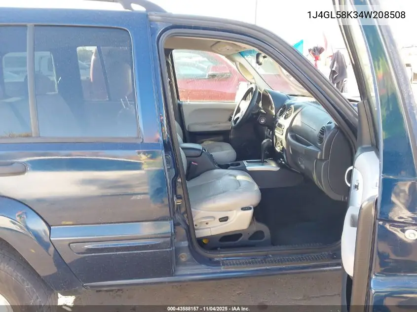 1J4GL58K34W208508 2004 Jeep Liberty Limited Edition
