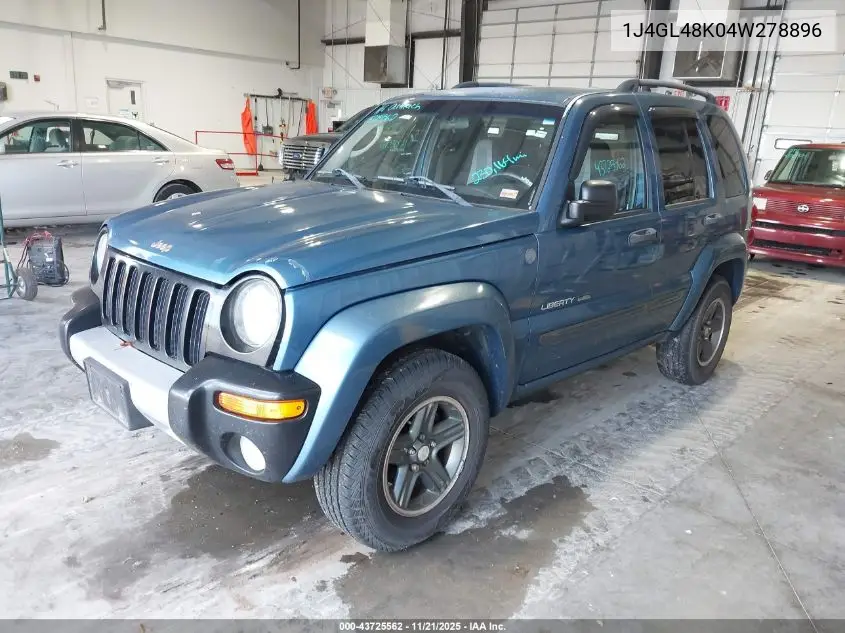 1J4GL48K04W278896 2004 Jeep Liberty Sport