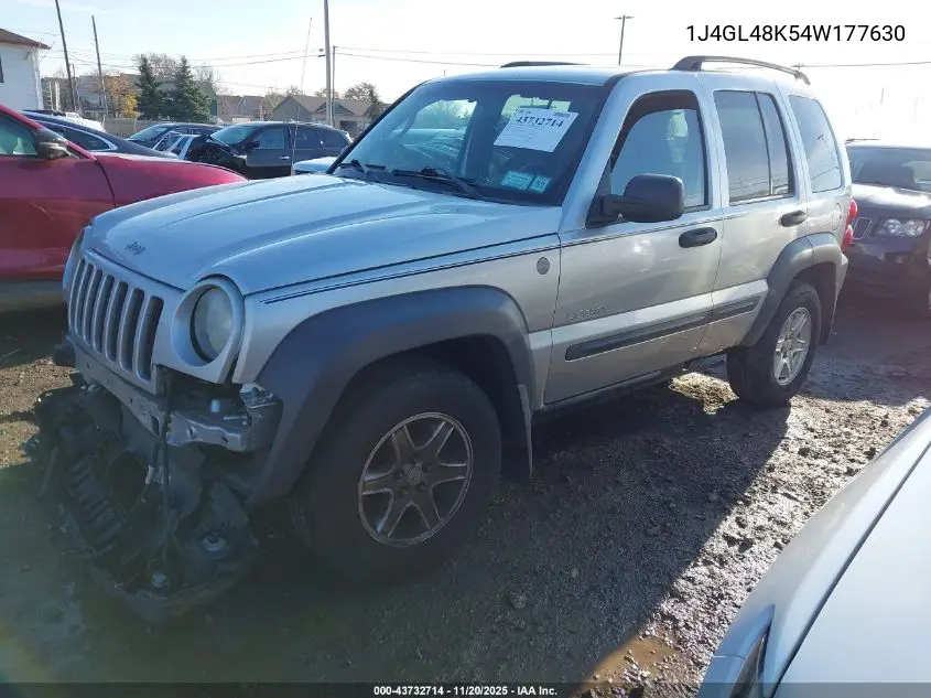 1J4GL48K54W177630 2004 Jeep Liberty Sport